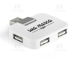 Hub USB 3.0 para Conexão de Dispositivos Eletrônicos - Armazene e Transfira Dados com Rapidez e Segurança. Compacto, Prático