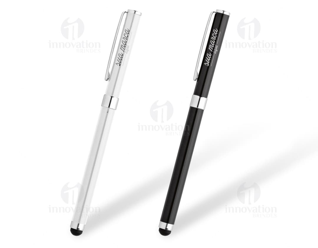 Caneta de metal com touch - 05, ideal para escrita e desenhos precisos. Perfeita para uso no escritório, escola ou em casa.