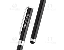 Caneta de metal com touch - 05: Ferramenta multifuncional para escrita e desenho em papel ou tela touch. Ideal para