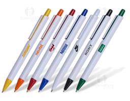 Caneta plástica colorida para escrita e desenho, perfeita para uso no escritório, escola ou em casa. Ideal para negócios