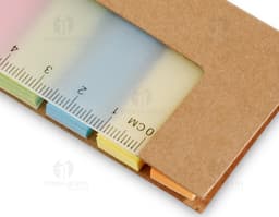 Régua com post-it: a solução ideal para organização no escritório ou na escola. Com design inovador, essa ferramenta de