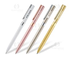 Caneta de metal de alta qualidade, ideal para brindes corporativos. Perfeita para assinar documentos, criar ilustrações e