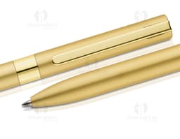 Caneta de metal elegante e sofisticada, perfeita para seu escritório ou estudos. Feita com material resistente e durável
