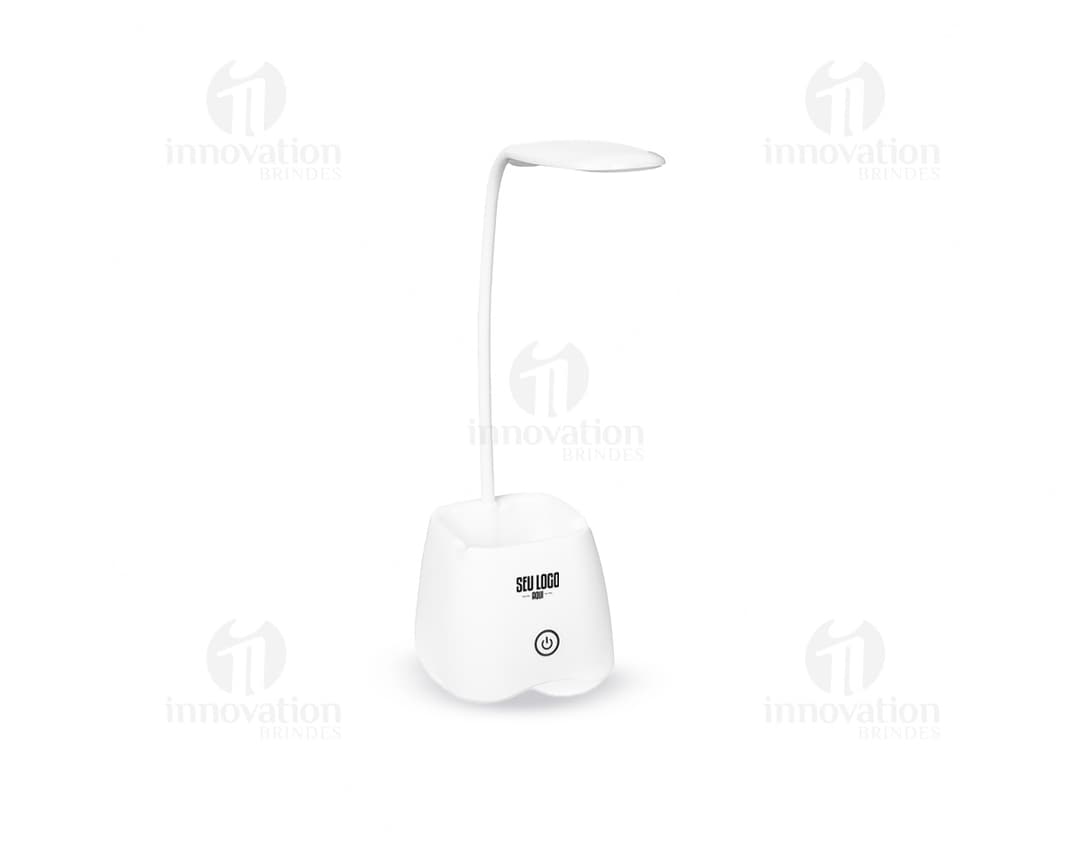 LUMINÁRIA DE MESA LED C PORTACANETAS REC