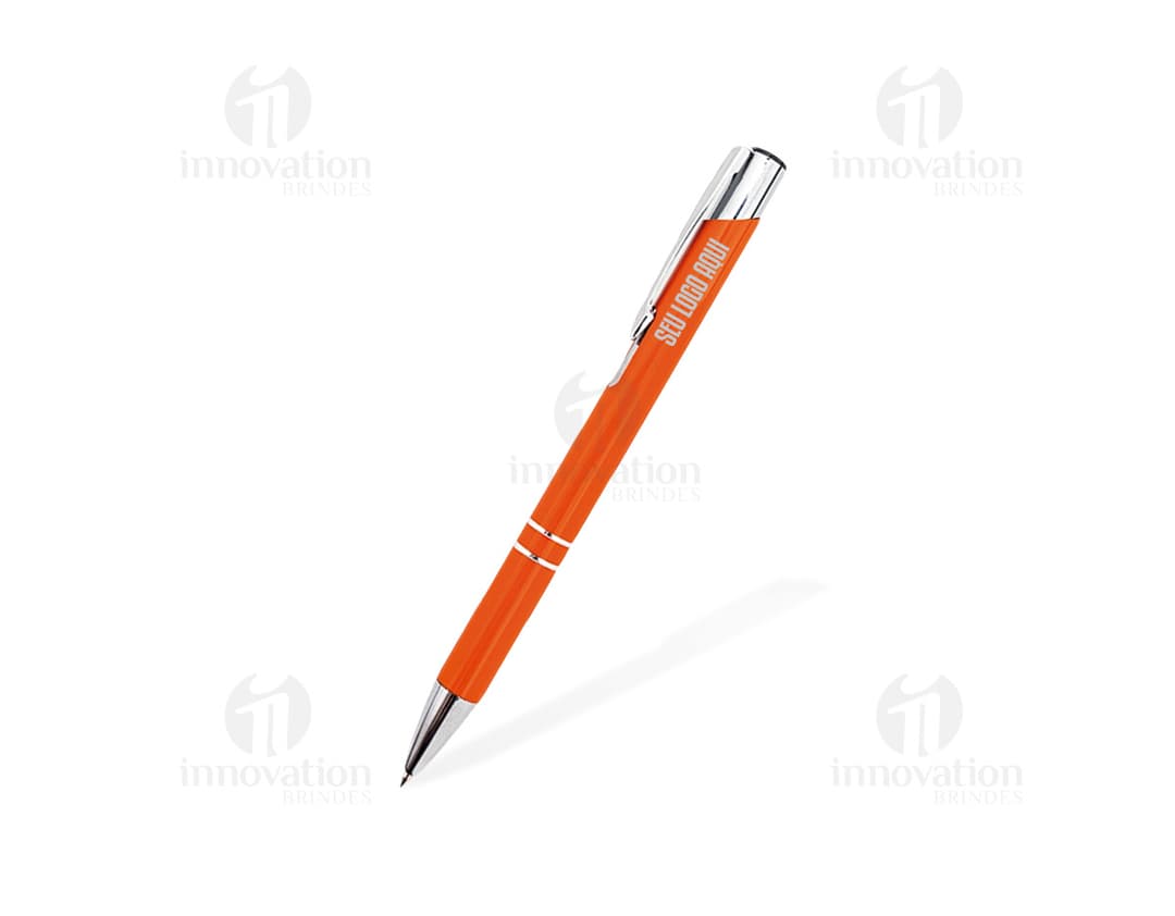 Caneta de metal colorida e criativa, perfeita para escrita e desenho. Design moderno e refinado, ideal para uso no