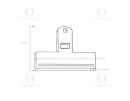 Kit Prendedores Multiuso 4 Peças em ícones de negócios e símbolos de tecnologia em 3D, representando conceitos de