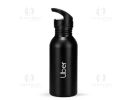 Garrafa de Squeeze Inox 450ml transparente, saudável e refrescante, feita de plástico, com tampa, ideal para água, sucos ou