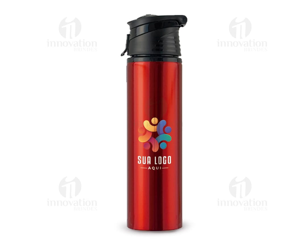 GARRAFA DE ALUMÍNIO COM ALÇA 650ML