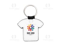 CHAVEIRO DE COURO SINTÉTICO CAMISETA