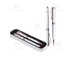 CONJUNTO C 2 CANETAS DE METAL