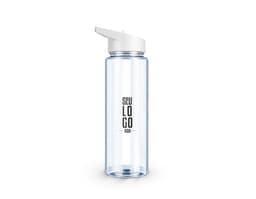 garrafa plástica de 800ml com bico, em cor rosa, item de higiene e cuidados pessoais, contendo líquido.