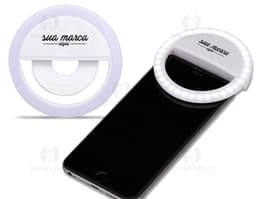 Anel de iluminação para selfie: a solução perfeita para fotos incríveis! Moderno, portátil e wireless, este dispositivo de