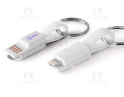 Cabo USB de alta qualidade em aço inoxidável, garantindo segurança e conexão estável. Ideal para transferência de dados e