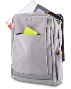 Mochila para Notebook - Perfeita para viagens de negócios e reuniões, esta mochila em couro de alta qualidade oferece espaço