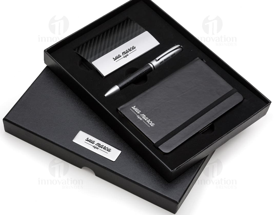 Descubra o Kit Executivo 3 peças: a combinação perfeita de praticidade e elegância para seu escritório. Este conjunto é ideal