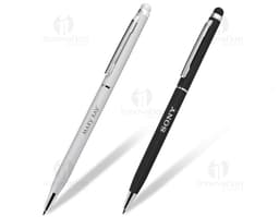 Caneta de metal touch: perfeita para um escritório elegante e moderno. Com design sofisticado e ponta touch, este instrumento