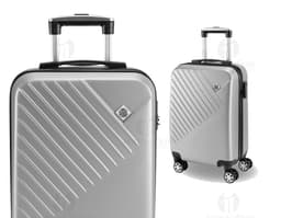 Mala de viagem de couro retro para aventuras contemporâneas. Perfeita para viagens de negócios ou lazer. Com alça resistente