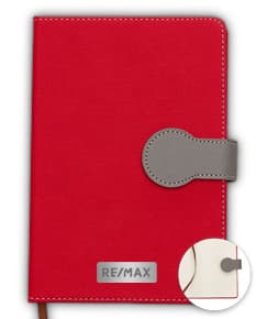 Bloco de anotações de couro de alta qualidade, ideal para manter suas ideias organizadas. Perfeito para uso no escritório ou