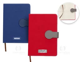 Bloco de anotações de couro 21,3 x 15,1 cm para organizar suas ideias. Perfeito para o seu escritório ou para levar consigo.