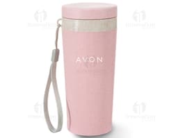 Copo térmico de fibra de bambu de 350ml, ideal para manter suas bebidas quentes ou frias por mais tempo. Feito de materiais