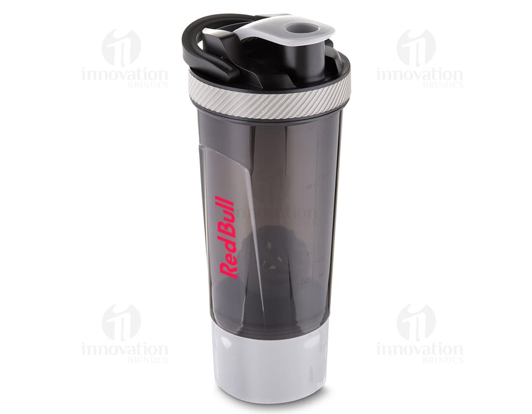 Coqueteleira 720ml em plástico reciclável, perfeita para preparar suas bebidas favoritas. Prática, resistente e sustentável