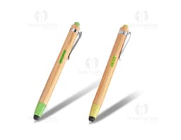 Caneta de bambu esferográfica - Ideal para escrita suave e confortável. Design em bambu sustentável para um toque natural.