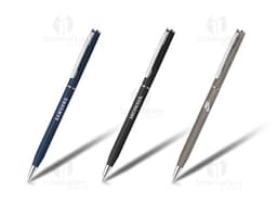 Caneta esferográfica de metal de alta qualidade para escrita suave e precisa. Perfeita para uso no escritório, escola ou em