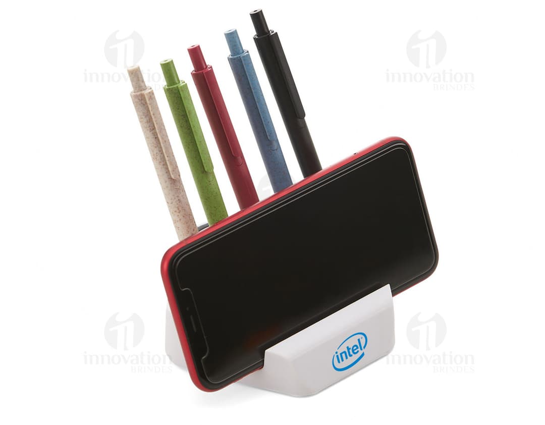 Suporte para celular: mantenha seu dispositivo sempre à mão com esse prático suporte! Ideal para uso no escritório, em casa
