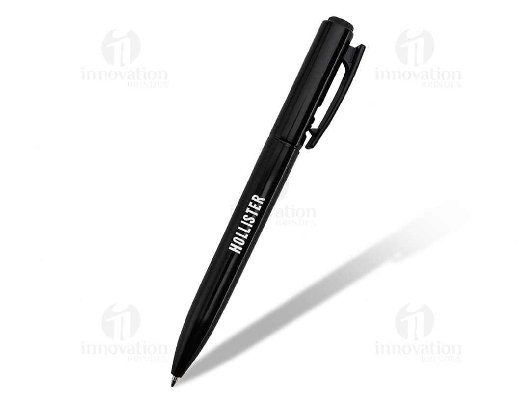 Caneta plástica de alta qualidade para escrita profissional. Ideal para uso no escritório, escola ou em casa. Design elegante