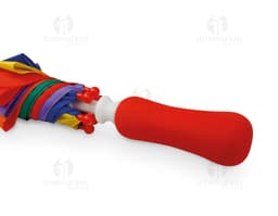 Guarda-chuva infantil colorido e seguro para proteger os pequenos nos dias de chuva. Design divertido em 3D com estampa