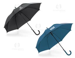 Guarda-chuva de cores vibrantes para proteger você do clima chuvoso. Item essencial para um dia de outono ou primavera. Com