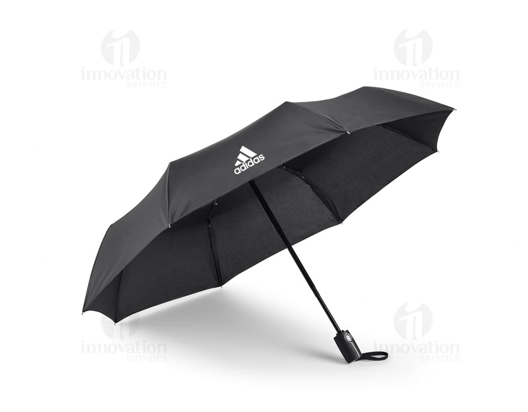 Guarda-chuva dobrável preto - Proteção e estilo em dias de chuva. Ideal para se proteger da água e do vento, além de ser um