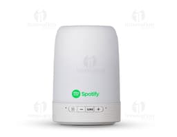 Caixa de som com luminária - A combinação perfeita de tecnologia e design moderno. Ideal para transformar seu ambiente em um