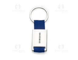 Chaveiro metal com nylon - Perfeito para garantir a segurança e o controle de acesso em seu negócio. Este chaveiro moderno e
