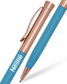 Caneta semimetal prateada de alta qualidade para escrever com precisão em papel, ideal para uso escolar, no escritório ou em