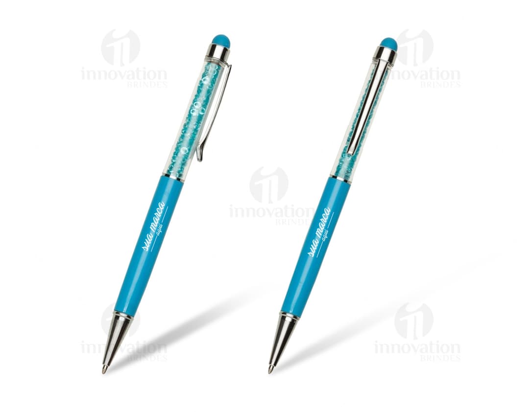 Caneta de Metal Touch - Ideal para uso escolar e no escritório. Com ponta touch e design elegante, perfeita para assinaturas