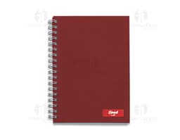 Caderno de couro com espiral, perfeito para organizar suas anotações diárias. Ideal para uso escolar, profissional ou