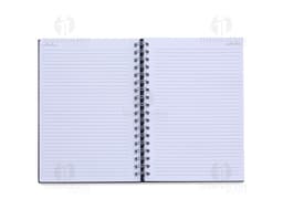 Caderno em couro com espiral, perfeito para se manter organizado no dia a dia. Ideal para anotações, estudos e reuniões. Este