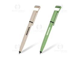 Caneta de fibra de bambu, perfeita para escrita suave e ecologicamente correta. Ideal para uso na escola, escritório ou em