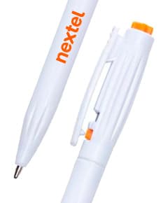 Caneta Plástica Preta para Escritório e Estudos. Ferramenta essencial de escrita em metal resistente. Ideal para negócios, escola e trabalho. Compre já!