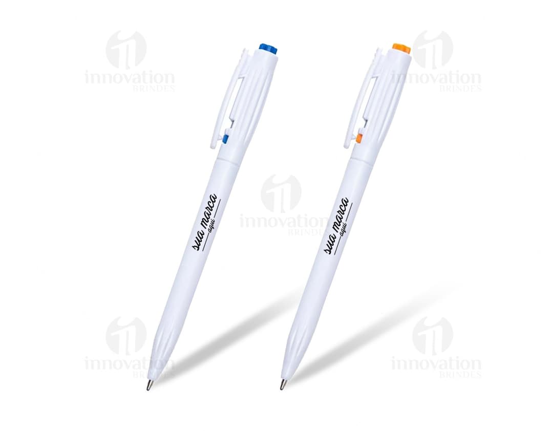 Caneta Plástica Preta para Escritório e Estudos. Ferramenta essencial de escrita em metal resistente. Ideal para negócios