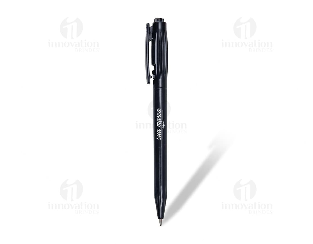 Caneta plástica para escrita no escritório e na escola. Perfeita para assinaturas e documentos. Feita de material resistente