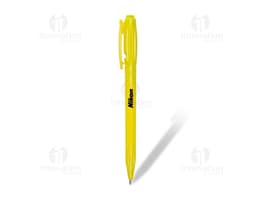 Caneta plástica ideal para uso no escritório, escola e negócios. Possui tinta metálica, perfeita para assinaturas e escrita.