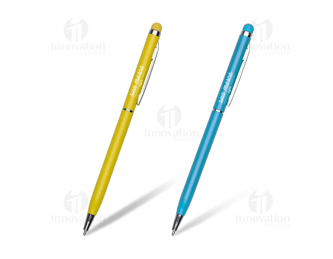 Caneta de metal touch, ideal para escrever com precisão e elegância. Perfeita para uso escolar, escritório ou em casa.