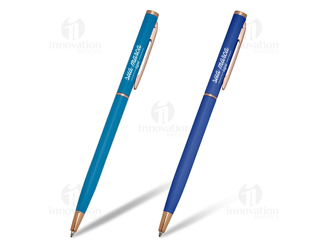 Caneta de metal elegante para escrita suave e precisa. Perfeita para uso na escola, escritório ou faculdade. Feita com