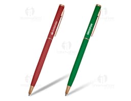 Caneta de metal elegante e durável para uma escrita suave e profissional. Ideal para uso tanto na escola quanto no