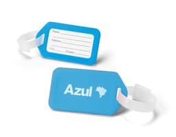 Identificador de bagagens para uma viagem mais segura e tranquila! Personalize com seu logo e mantenha suas malas sempre