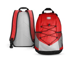 Mochila de couro elegante, perfeita para o dia a dia. Seu design clássico e retro a torna um acessório fashion e prático.