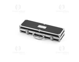 Kit Churrasco: Conjunto de Facas e Tesoura em Aço Inoxidável para Churrasco Profissional. Equipamentos de alta qualidade