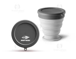 Copo Dobrável 240 ml - Prático e funcional, ideal para te acompanhar em todos os momentos. Feito de material plástico